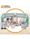 Playset Woomax Veterinário 9 Peças 4 Unidades 19 x 18 x 19 cm | Tienda24 Tienda24.eu