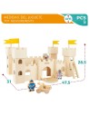 Castle Woomax Toy 9 Pieces 2 Units | Tienda24 Tienda24.eu