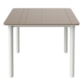 Mesa Garbar Noa Branco Bege Polipropileno 90 x 90 x 74 cm 90 x 74 x 90 cm de Garbar, Mesas para sala de jantar - Ref: D162648...