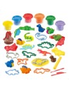 Jogo de Plasticina PlayGo Dinossauros (6 Unidades) | Tienda24 Tienda24.eu