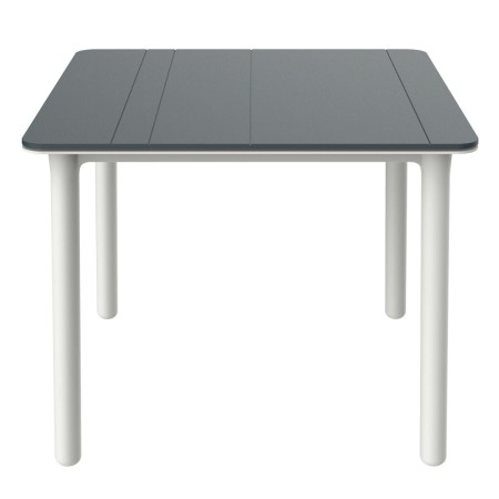 Table Garbar Noa White Dark grey polypropylene 90 x 90 x 74 cm 90 x 74 x 90 cm by Garbar, Dining Tables - Ref: D1626485, Pric...