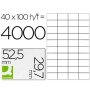 Étiquettes adhésives Q-Connect KF00574 Blanc 100 Volets 52,5 x 29,7 mm 40 Etisuettes de Q-Connect, Étiquettes adhésives et au...