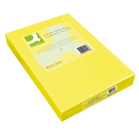 Carta per Stampare Q-Connect KF01426 Giallo A4 500 Fogli di Q-Connect, Carta da stampa - Rif: S77182102, Prezzo: 18,31 €, Sco...