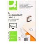 Etiquetas adesivas Q-Connect KF01583 Branco 100 Folhas 66 x 46 mm de Q-Connect, Etiquetas adesivas e autocolantes - Ref: S771...