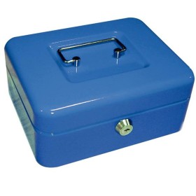 Caja de caudales Q-Connect KF03319 Azul Metal 200 x 160 x 90 mm de Q-Connect, Cajas de caudales - Ref: S77182193, Precio: 26,...