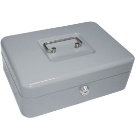 Caja de caudales Q-Connect KF03323 Gris Metal 250 x 180 x 90 mm de Q-Connect, Cajas de caudales - Ref: S77182195, Precio: 29,...