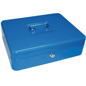 Boîte sécurité Q-Connect KF03327 Bleu Métal 300 x 240 x 90 mm de Q-Connect, Caisses à monnaie - Réf : S77182197, Prix : 35,84...