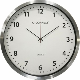 Wall Clock Q-Connect KF11216 White Ø 50 cm Plastic Metal/Plastic by Q-Connect, Wall Clocks - Ref: S77182366, Price: 81,97 €, ...