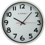 Horloge Murale Q-Connect KF15591 Argenté Ø 34 cm Plastique de Q-Connect, Pendules murales - Réf : S77182461, Prix : 19,99 €, ...