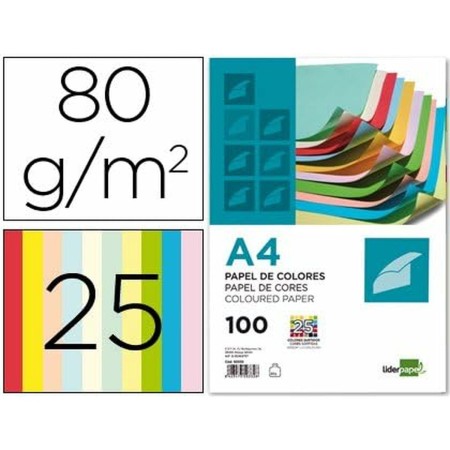 Set de Papelaria Liderpapel PC62 Multicolor 100 Folhas de Liderpapel, Papel - Ref: S77182948, Preço: 9,18 €, Desconto: %