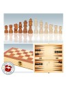 Schach- und Dame-Brett Colorbaby Backgammon Holz (6 Stück) | Tienda24 Tienda24.eu