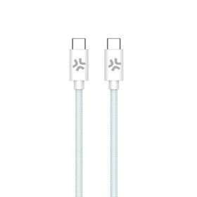 Câble USB-C Celly USBCUSBCCOTTLB Bleu 1,5 m de Celly, Câbles USB - Réf : S77185212, Prix : 9,56 €, Remise : %