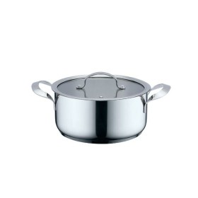 Casserole with lid Masterpro foodies bgmp-1502-bk Stainless steel (5 L) 24 x 12 cm | Tienda24 - Global Online Shop Tienda24.eu