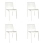 Silla de Jardín Garbar Wind Blanco Polipropileno 50 x 78 x 54 cm 50 x 54 x 78 cm 4 Unidades (4 Piezas) de Garbar, Sillas de c...