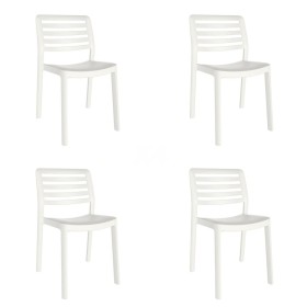 Sedia da giardino Garbar Wind Bianco polipropilene 50 x 78 x 54 cm 50 x 54 x 78 cm 4 Unità (4 Pezzi) di Garbar, Sedie per tav...