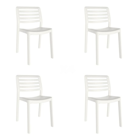 Silla de Jardín Garbar Wind Blanco Polipropileno 50 x 78 x 54 cm 50 x 54 x 78 cm 4 Unidades (4 Piezas) de Garbar, Sillas de c...