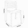 Silla de Jardín Garbar Wind Blanco Polipropileno 50 x 78 x 54 cm 50 x 54 x 78 cm 4 Unidades (4 Piezas) de Garbar, Sillas de c...