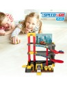 Car park with Cars Speed & Go 37 x 29 x 25 cm (4 Units) | Tienda24 Tienda24.eu