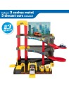 Car park with Cars Speed & Go 37 x 29 x 25 cm (4 Units) | Tienda24 Tienda24.eu