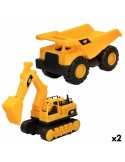 Construction Vehicles Speed & Go 13 x 27 x 19 cm (2 Units) | Tienda24 Tienda24.eu