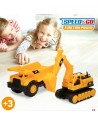 Construction Vehicles Speed & Go 13 x 27 x 19 cm (2 Units) | Tienda24 Tienda24.eu