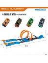 Piste acrobatique Speed & Go 4 voitures 4 Unités 112,5 x 22 x 25 cm | Tienda24 Tienda24.eu