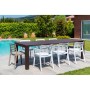 Garden chair Garbar Wind White polypropylene 58 x 78 x 54 cm 58 x 54 x 78 cm 4 Units (4 Pieces) by Garbar, Garden Dining Chai...