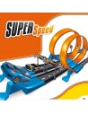 Piste acrobatique Speed & Go 4 voitures 4 Unités 112,5 x 22 x 25 cm | Tienda24 Tienda24.eu