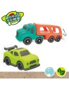 Truck Carrier and Cars Motor Town Light Sound 32,5 x 13 x 10,5 cm (2 Units) | Tienda24 Tienda24.eu