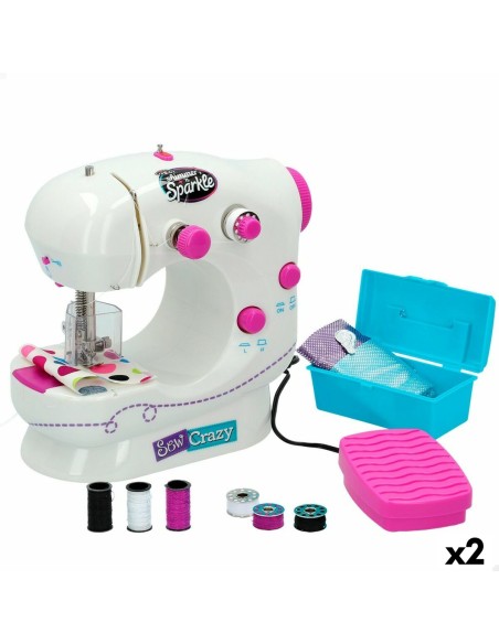 Toy sewing machine Cra-Z-Art Shimmer 'n Sparkle 18,5 x 19 x 11 cm (2 Units) | Tienda24 Tienda24.eu