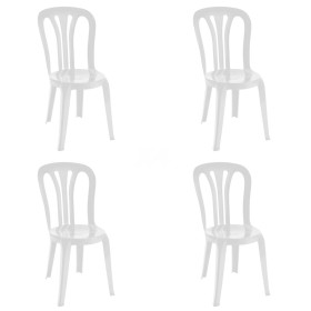 Garden chair Garbar Garrotxa White polypropylene 43 x 52 x 89 cm 4 Units (4 Pieces) by Garbar, Garden Dining Chairs - Ref: D1...