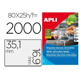 Adhesive labels Apli 10199 White Transparent by Apli, Adhesive labels and stickers - Ref: S77192699, Price: 14,29 €, Discount: %