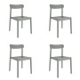 Garden chair Garbar Elba Grey polypropylene 50 x 53 x 80 cm 4 Units (4 Pieces) by Garbar, Garden Dining Chairs - Ref: D162651...