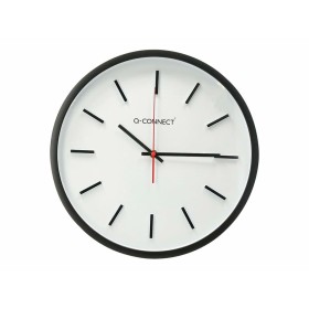 Orologio da Parete Q-Connect KF16951 Ø 34,4 cm Bianco/Nero Plastica di Q-Connect, Orologi da parete - Rif: S77193477, Prezzo:...