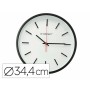 Wall Clock Q-Connect KF16951 Ø 34,4 cm White/Black Plastic by Q-Connect, Wall Clocks - Ref: S77193477, Price: 22,76 €, Discou...