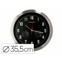 Horloge Murale Q-Connect KF16953 Noir Ø 35,5 cm de Q-Connect, Pendules murales - Réf : S77193479, Prix : 30,13 €, Remise : %