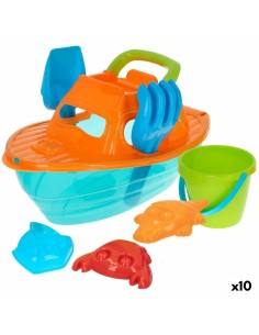 Beach toys set Colorbaby polypropylene (10 Units) by Colorbaby, Sandpit and beach toys - Ref: S8900836, Price: 71,85 €, Disco...