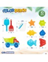 Set di giocattoli per il mare Colorbaby polipropilene (8 Unità) da Colorbaby, Giocattoli per sabbia e da spiaggia - Ref: S890...