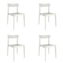 Garden chair Garbar Elba White polypropylene 50 x 53 x 80 cm 4 Units (4 Pieces) by Garbar, Garden Dining Chairs - Ref: D16265...