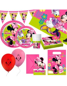 Set Partyartikel Minnie Mouse 66 Stücke von Minnie Mouse, Party-Zubehör - Ref: S8900939, Preis: €18.40, Rabatt: %