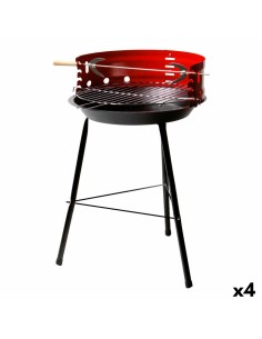 Grill Tragbarer Aktive Holz Eisen 37,5 x 70 x 38,5 cm (4 Stück) Rot von Aktive, Tragbare Barbecues - Ref: S8901040, Preis: 77...