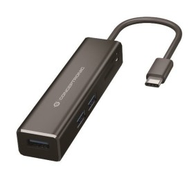 Hub USB Conceptronic 110515707101 Noir de Conceptronic, Câbles USB - Réf : S77202650, Prix : 21,80 €, Remise : %