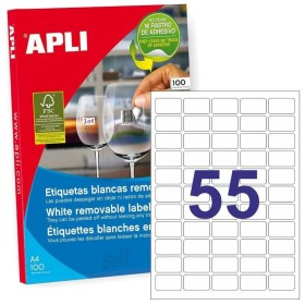 Etiquetas adhesivas Apli 3051 Rojo 100 Hojas de Apli, Etiquetas adhesivas y pegatinas - Ref: S77203416, Precio: 31,79 €, Desc...