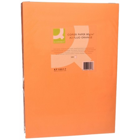 Papier pour imprimante Q-Connect KF18017 Orange A3 500 Volets de Q-Connect, Papier d'impression - Réf : S77203814, Prix : 43,...