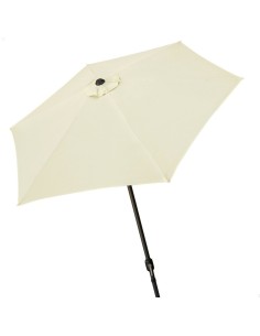 Parasol Riscas Branco/Azul Ø 200 cm | Tienda24 Tienda24.eu