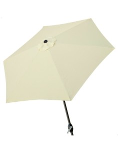 Parasol EDM Têxtil Cinzento claro Ferro | Tienda24 Tienda24.eu