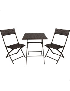 Table set with 6 chairs DKD Home Decor 143 x 80 x 100 cm | Tienda24 Tienda24.eu