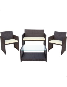 Muebles de Jardín Aktive Negro de Aktive, Conjuntos de muebles de jardín - Ref: S8901320, Precio: 250,31 €, Descuento: %