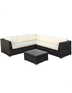 Conjunto de mesa com cadeiras DKD Home Decor 90 cm 180 x 120 x 75 cm | Tienda24 Tienda24.eu