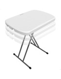 Picknick-Tisch Lifetime Weiß Stahl HDPE 66 x 71 x 46 cm | Tienda24 Tienda24.eu